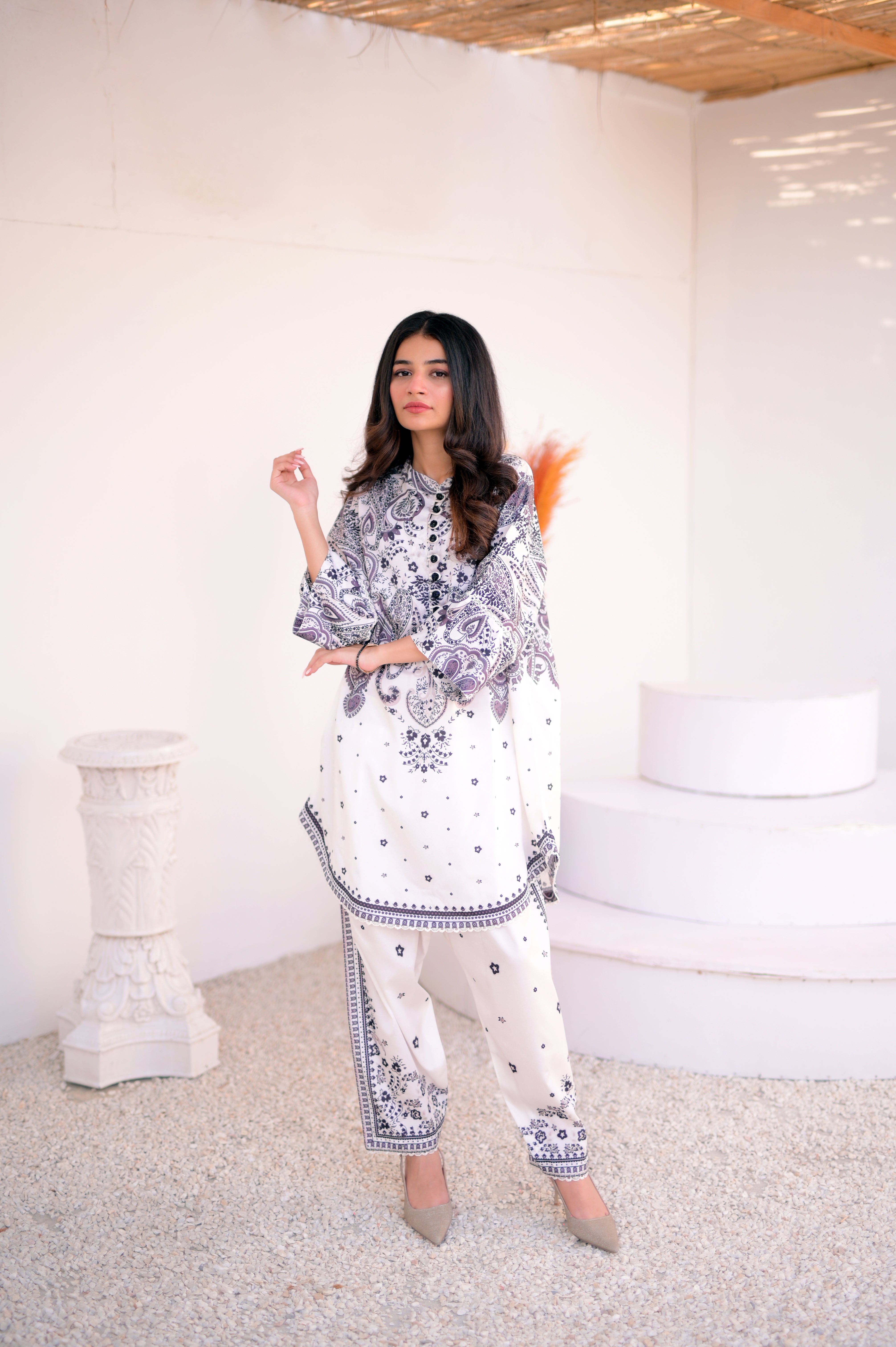 Dilkash Black Premium 2-Piece Kurti Set 🌹❤️