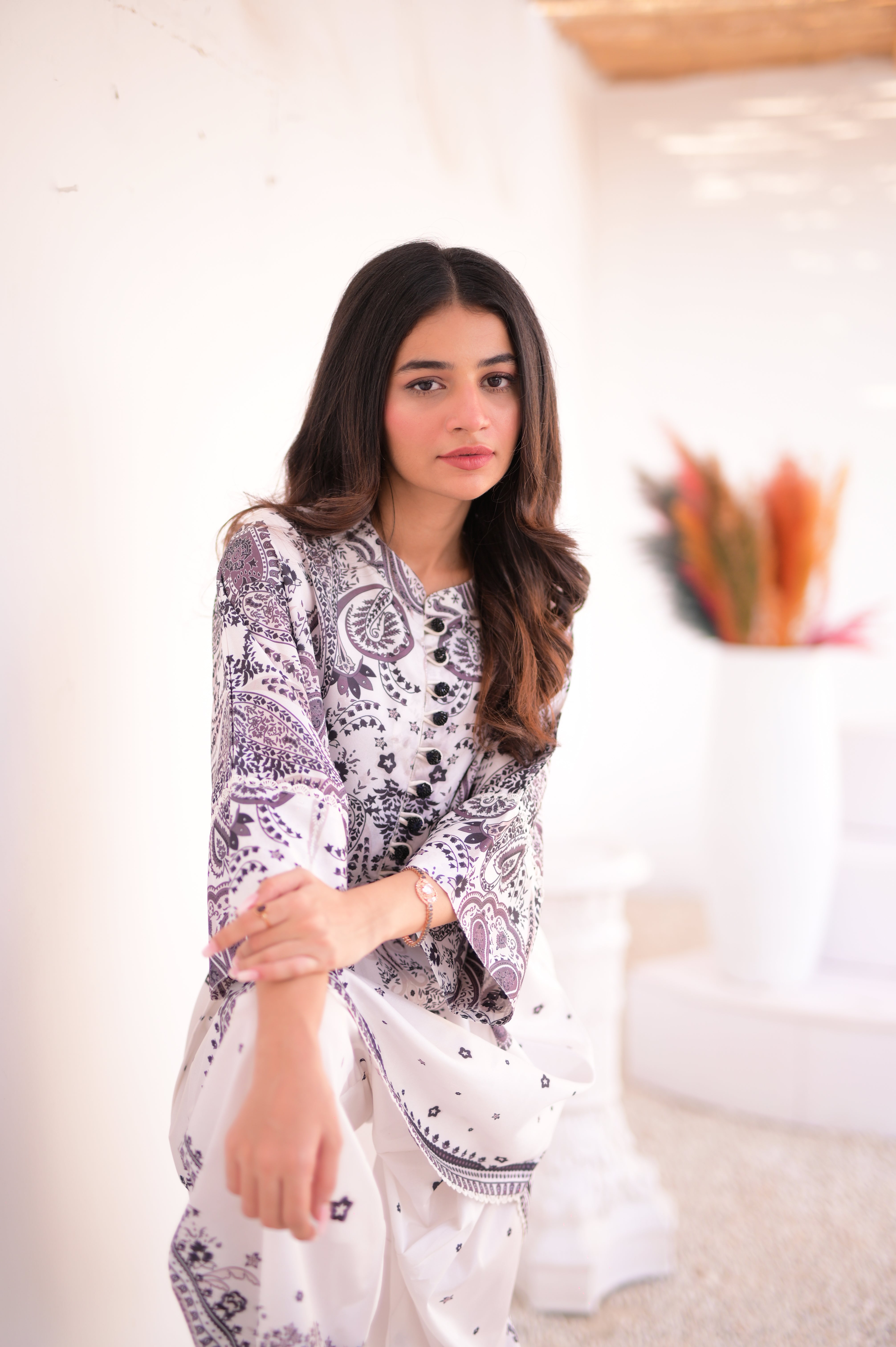 Dilkash Black Premium 2-Piece Kurti Set 🌹❤️