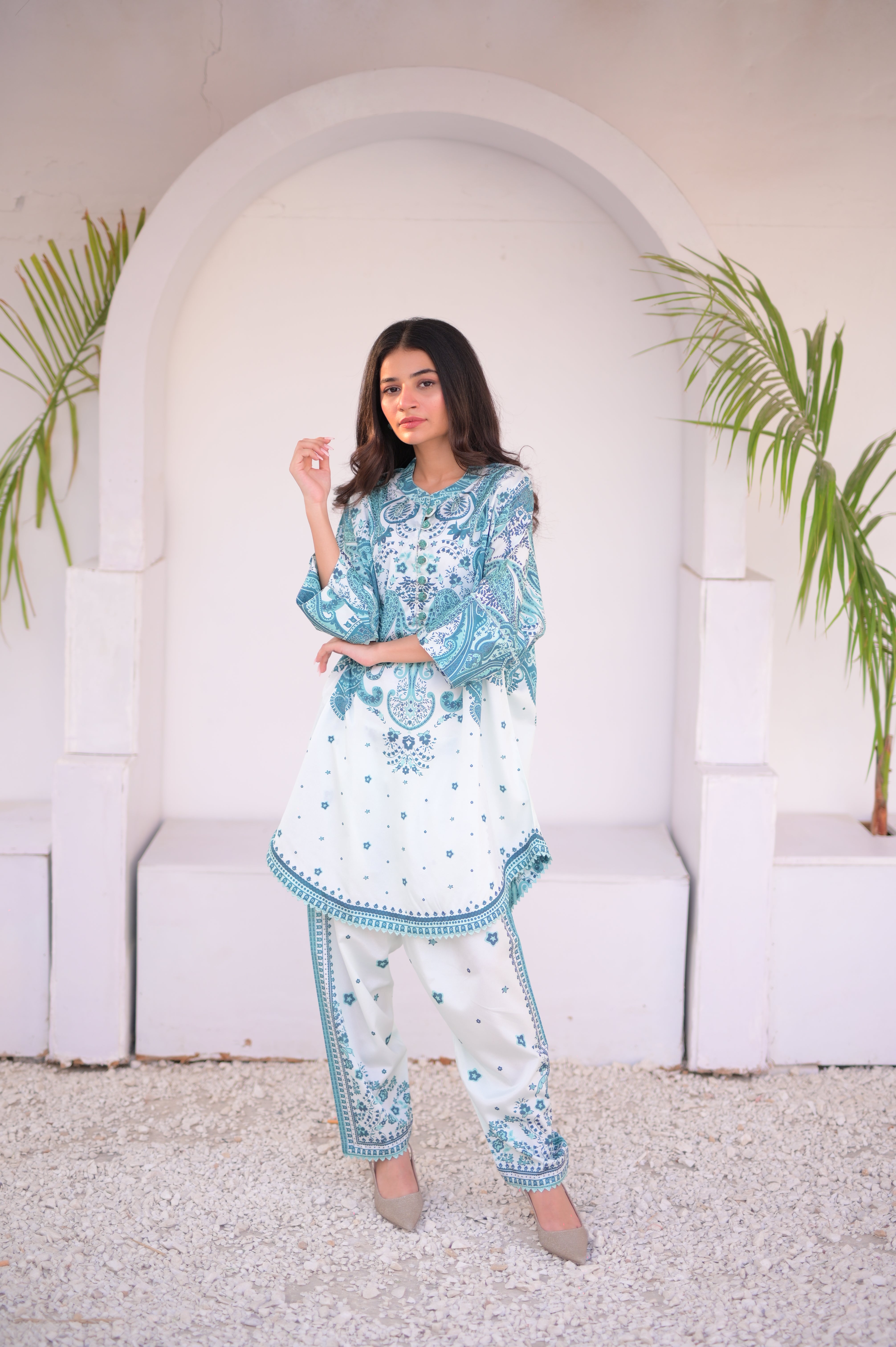 Dilkash Green Premium  2-Piece Kurta Set 🌹❤️