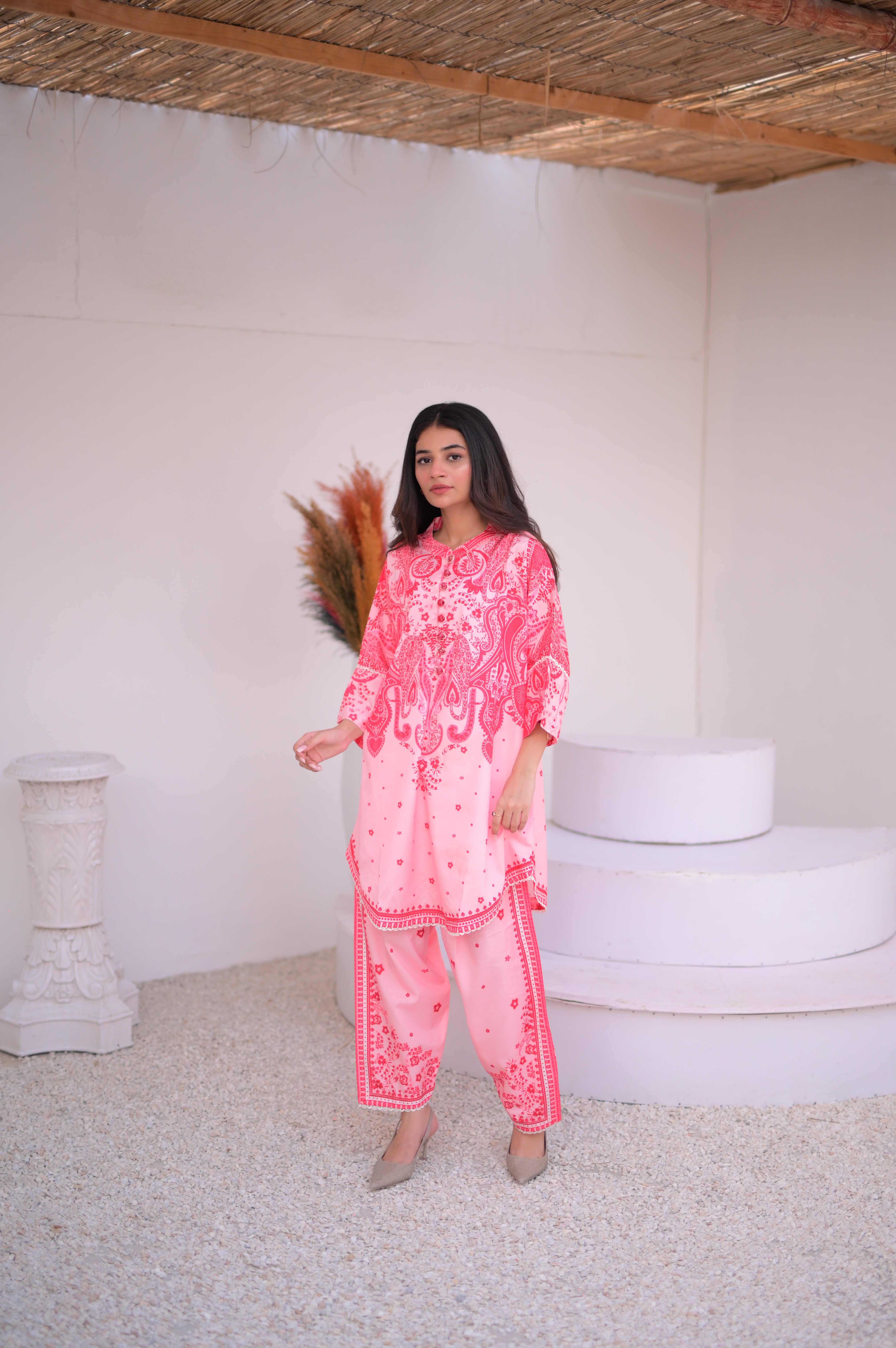 Dilkash RED Premium 2-Piece Kurta Set 🌹❤️