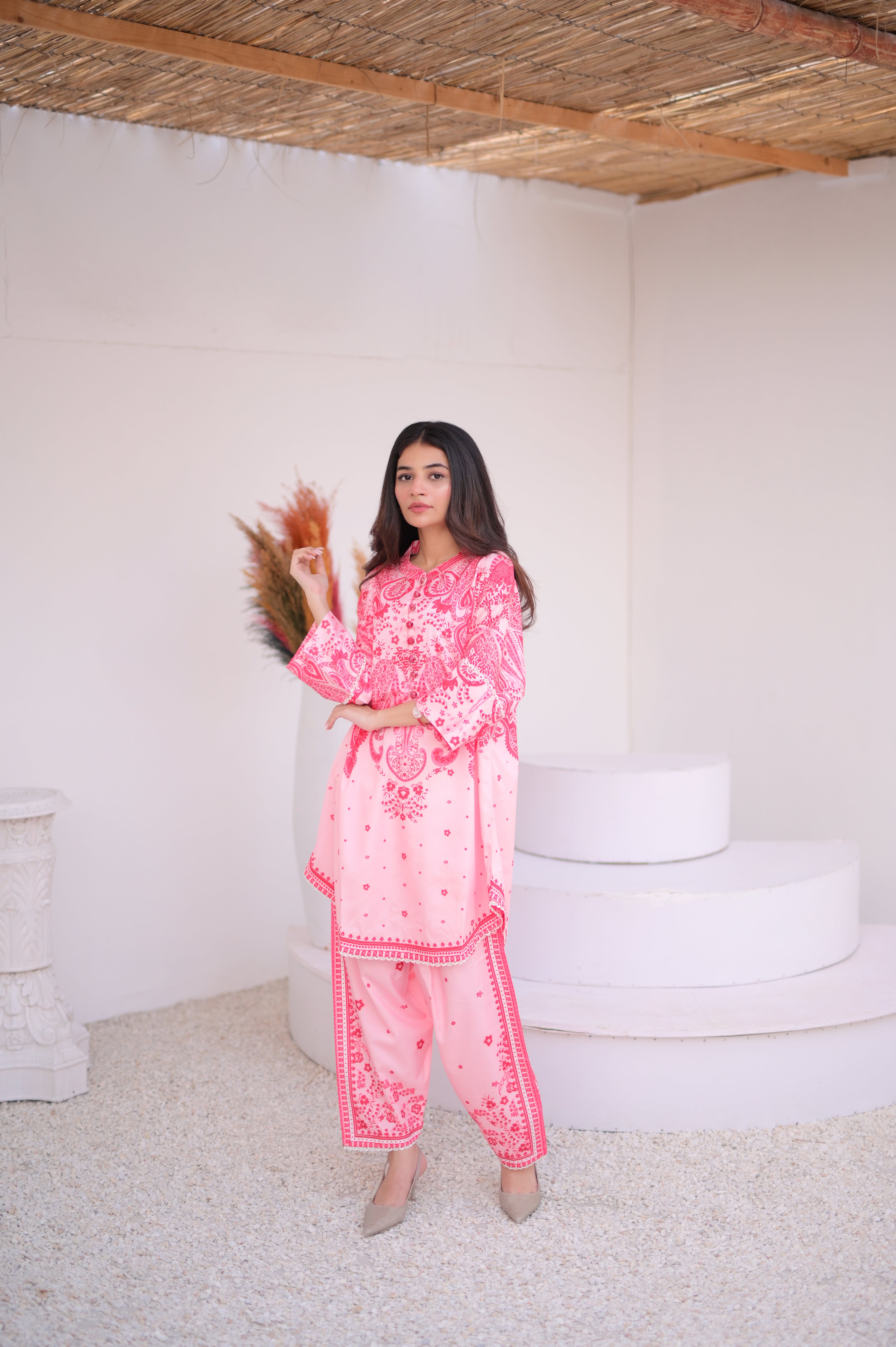 Dilkash RED Premium 2-Piece Kurta Set 🌹❤️