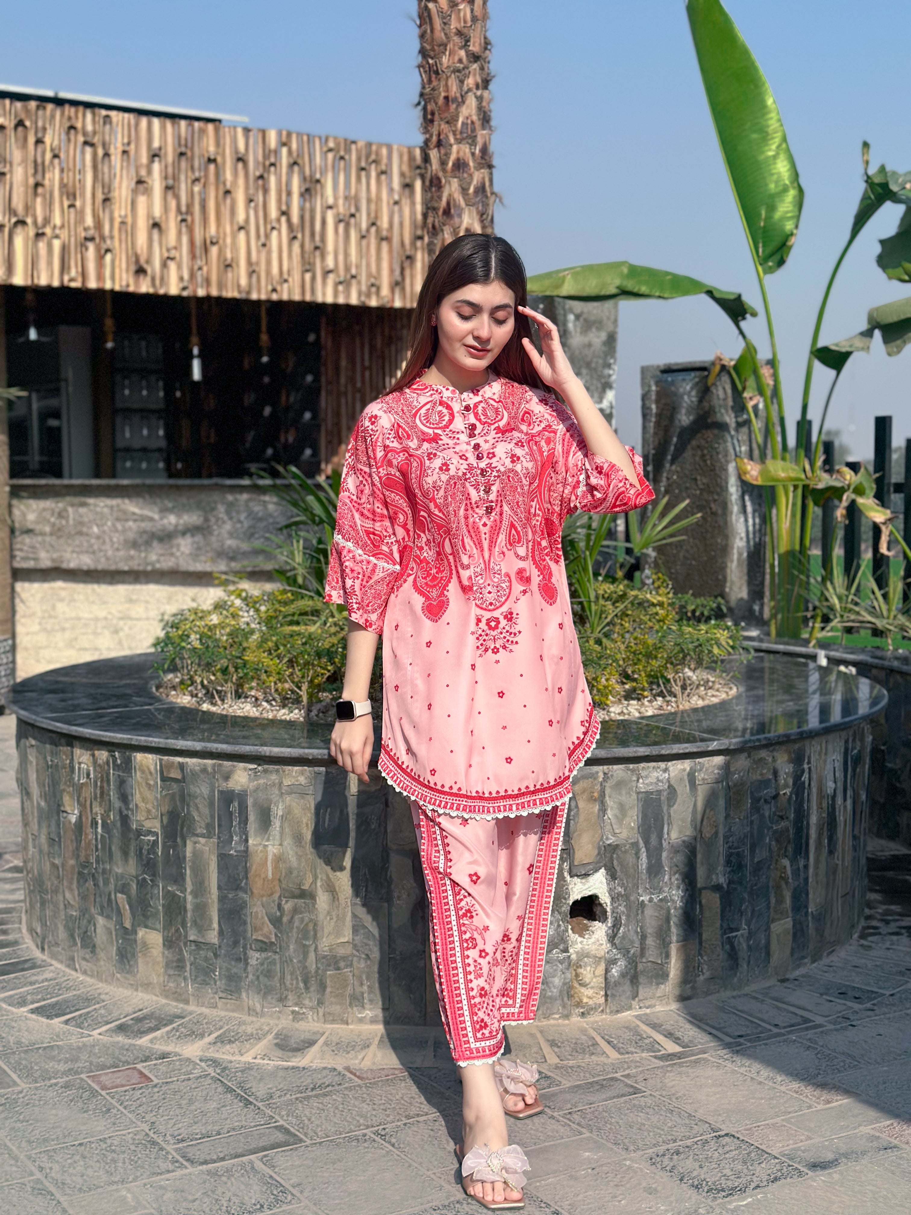 Dilkash RED Premium 2-Piece Kurta Set 🌹❤️