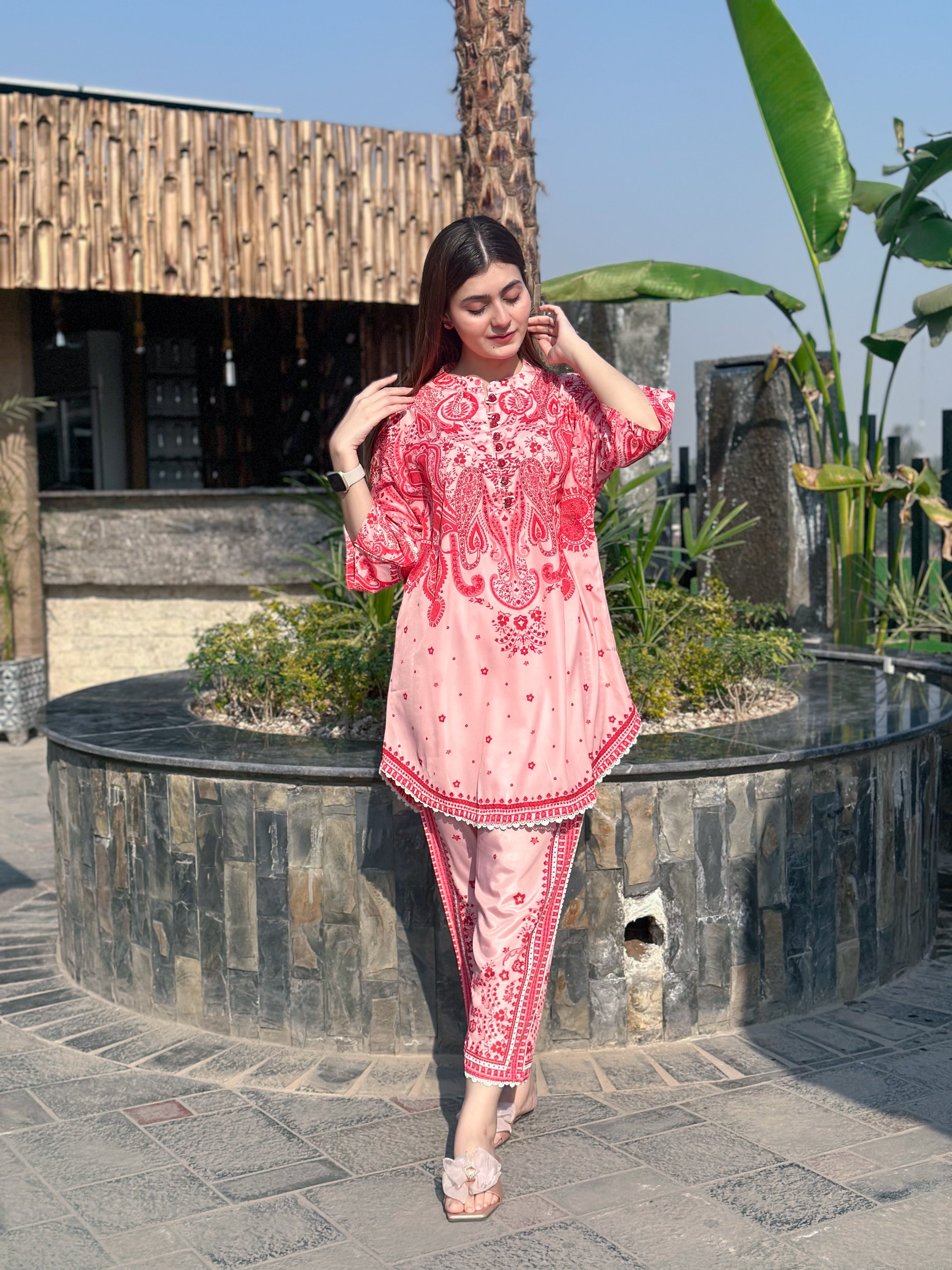 Dilkash RED Premium 2-Piece Kurta Set 🌹❤️