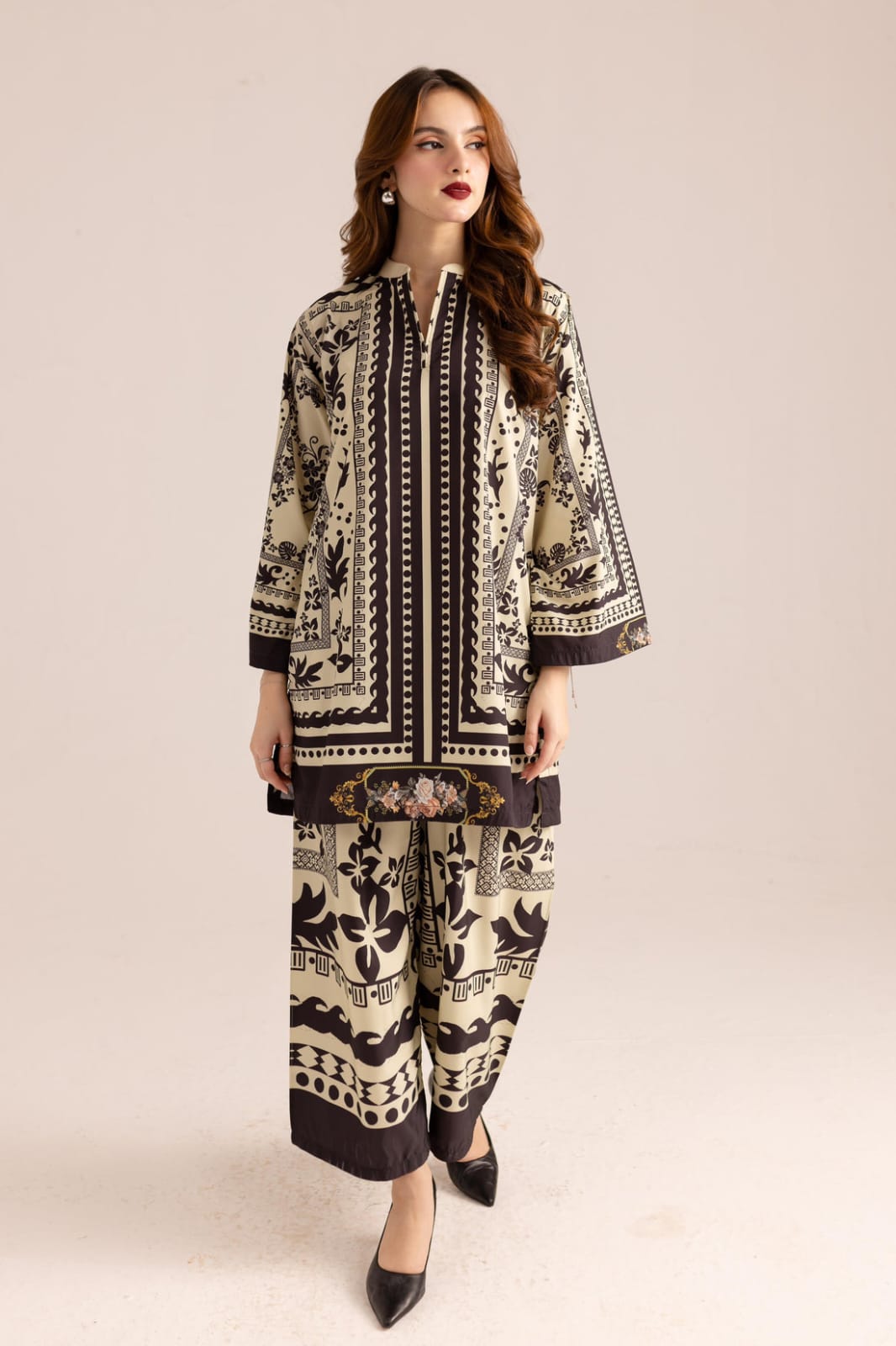 🌟 Naqsh-e-Hayat -Piece Kurti Set 🌟