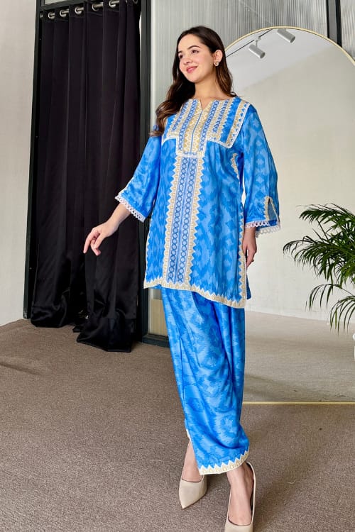 🌸 Noor Jahan - 2 Pcs Kurti Set 🌸